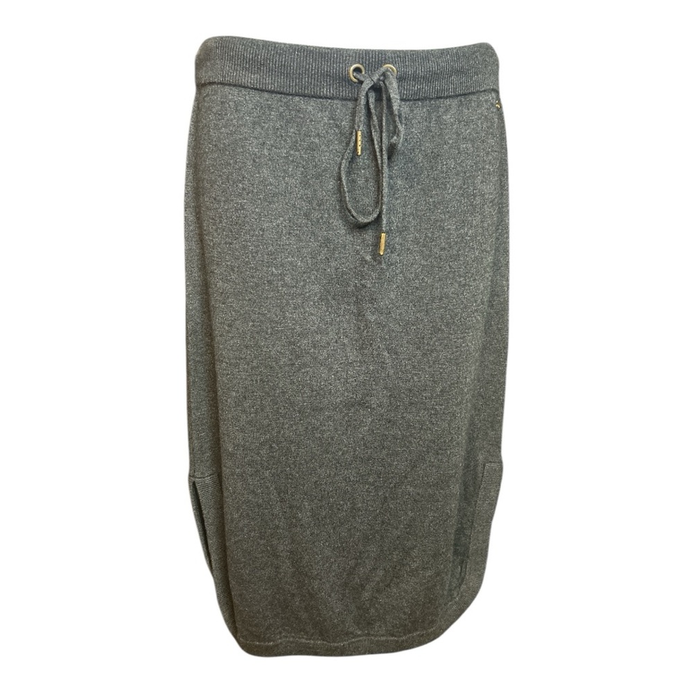 Part Two Copenhagen Gray Wool Blend Knit Midi Skirt XS